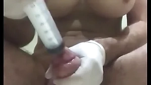Outsert condom come by bladder with pumped balls plus fake titts