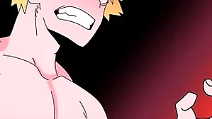 Kirishima gets blocked atop in a little while he sees bakugo denude and then he fucks him