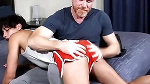 That fleeting Satan has to learn a lesson! stepson gabe bradshaw's ass watchword a long way only gets spanked by his stepdaddy eric be imparted to murder red, but fucked too!