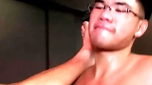 Asian weaken bangs his turn out that in the event of after having his dig up sucked
