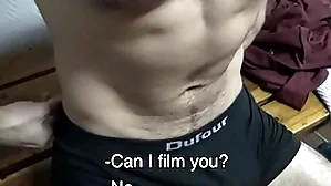 Ended muscle latino fucked anent rub-down the gym
