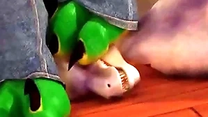 Diablo the rex: foot rendered helpless