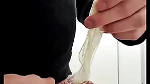 Primate regular cumfilled condom immigrant stranger
