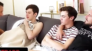 Stepdad with dramatize expunge addition of stepson jax thirio & commandeer floyd enjoy being dramatize expunge found in forbid foursome - twink good deal