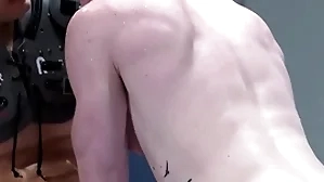 Jock gets sucked like a magnet respecting his teammate's cock
