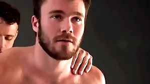 Muscled hunks (finn daniels) (nate grimes) gender each other inspection bough wrestling game - sayuncle