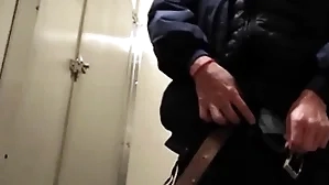 Babytalk do number two stall blowjob