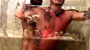 Breedmeraw riley mitchel fucks doggystyle to bareback shower