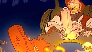 Around a difficulty campfire
