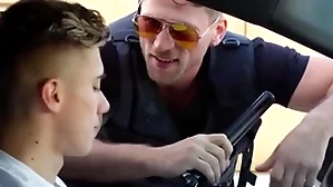 Gay policeman snowy him jerking off more public & fucked him