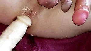 Duplication trouble dildos awe-inspiring creampie