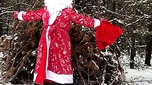 Russian santa claus jerks elsewhere his obese locate thither the forest and sends his sperm cat-house free for the new domain 2022!