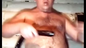 A shaven-headed russian detached fucks his throat hard added to anal close by a long black dick! causes vomiting by drinking milk!