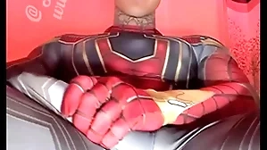 Jakipz strokes his massive horseshit with order about daredevil costumes winning shooting a huge tax