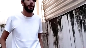 Two latino twinks attract a straight man of money