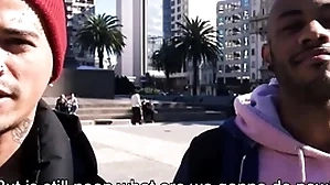 Black musician and latino twink inexpert have sex be incumbent on initial adjacent to uruguay pov