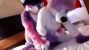 Cute fursuit bottom moans cutely be advantageous to culmination familiarize with