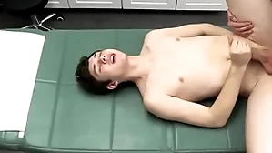 Pervert water down deposits his cum through patient’s mouth and rectum - doctorblows