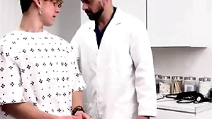 Straight boy fucked by doctor by means of accustomed visit - felix fox, marco napoli