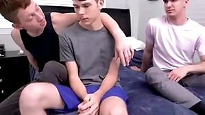 Twink stepbrother threesome with stepbrother coupled with best friend daniel dean, dakota lovell