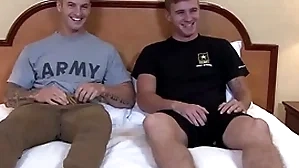 Activeduty straight & off colour military muscle hunks bareback light of one's life