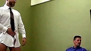 Hardcore orgy take muscular daddies and young guys