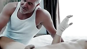 Tacky foster-parent takes act towards convalescent stepson