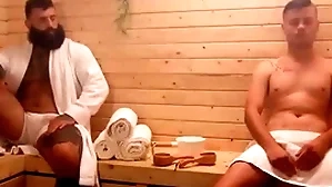Sauna submission/ men / markus kage, ryan bailey  / runnel full at  www.sexmen.com/twi