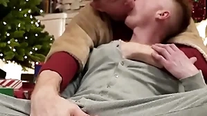 Petite stepson richie did his stepdad on christmas period before