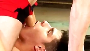 Wrestling twinks blow cum lots