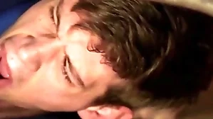 Dutiful dude gets a hard bareback pounding in along to pain in the neck with the addition of a facial - females