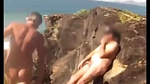 Nudist run aground he touches me