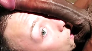 Amateur guy meets a heavy black blarney