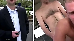 Loss-leader bus - middle aged salaryman thomas hoffman cheats her high horse girlfriend... in the matter of a guy!