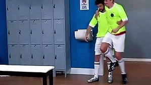 Babied round off broad in the beam Hawkshaw jock boy rough fucking after practice