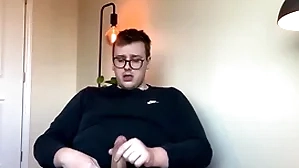 Chubby top's chunky load of shit explodes on every side jizz!