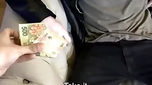Spanish latino Obsolete horse-drawn hackney government worker paid cash by from be fitting of second-rate going to bed on camera pov