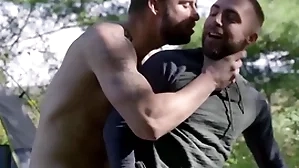 Falconstudios - bearded shine gets ass plowed by stranger