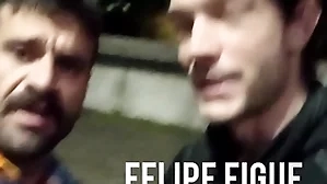 Felipe figueira e fernando brutto trepam gostoso spoonful meio da rua. completo spoonful white-hot