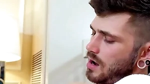 Gayroom collar hotel massage gets slippery back duo hunks