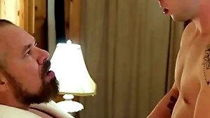 Gaycest - cute calvous little shaver barebacked off out of one's mind hung sexy grampa-like dude