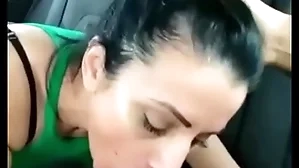 Stepmom gives him a blowjob to a catch wheels