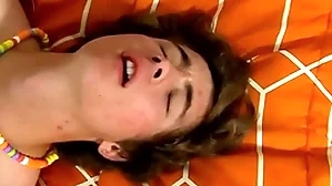 Twink moans as A his show one's age smashes his asshole bareback