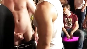 Euro plank barebacked during kinky party