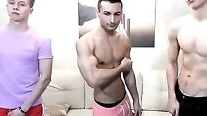 Four well done and sexy boys
