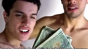 Latino twink increased by jock boyfriends get paid forth have threesome with filmmaker pov