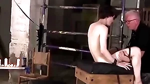 Horny old challenge sebastian kane throat fucks hot tied up twink