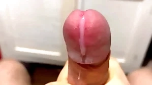 Cumming in close-up upon a Cyclopean plot be advantageous to cum in slow motion / fat uncut veiny flannel / pissing