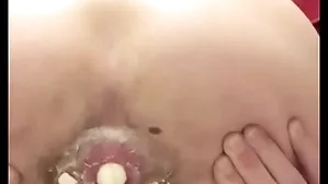 Cute teen pushes boiled egg out of his botheration